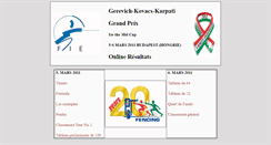 Desktop Screenshot of gkk2011.pbtfencing.hu