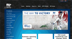 Desktop Screenshot of pbtfencing.com