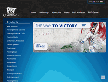 Tablet Screenshot of pbtfencing.com